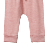 Nature Baby Merino Drawstring Pant Mauve Marle