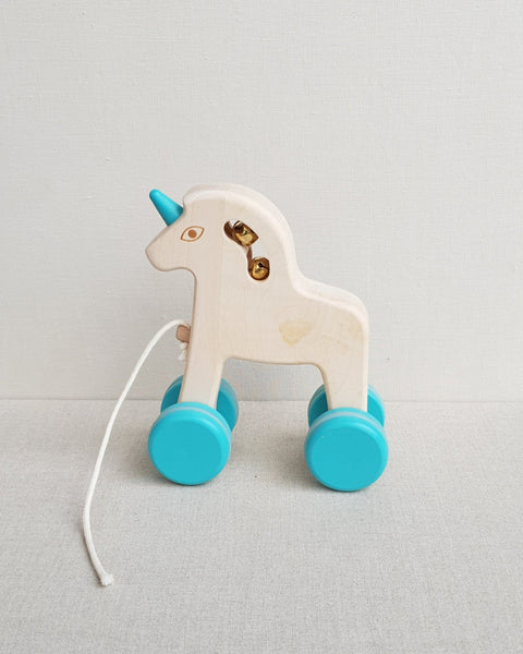 Bajo Unicorn Pull Toy