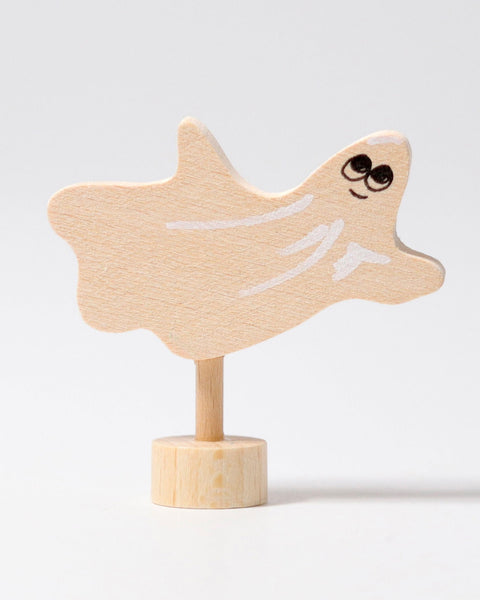 Grimm's Wooden Spooky Ghost Decoration