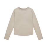 Smalls Merino Best Long Sleeve Tee - Cotswold Stone