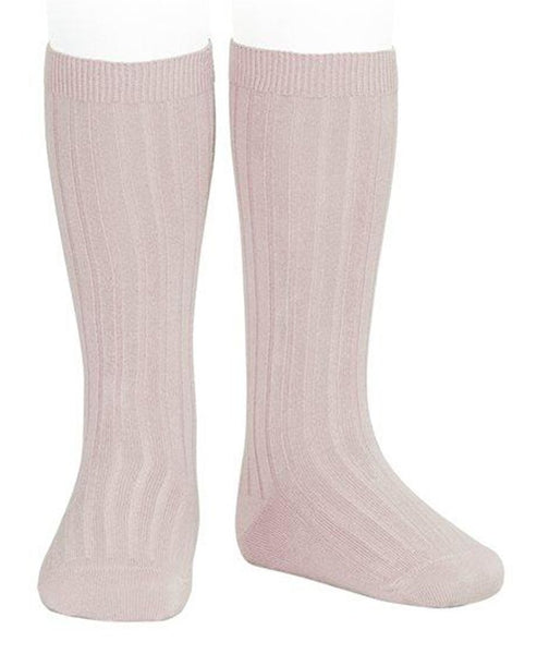 Condor Knee Hi Ribbed Sock (#544 Rosa Empo)