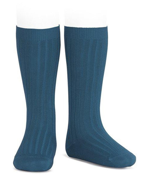 Condor Knee Hi Ribbed Sock (#453 Oceano)