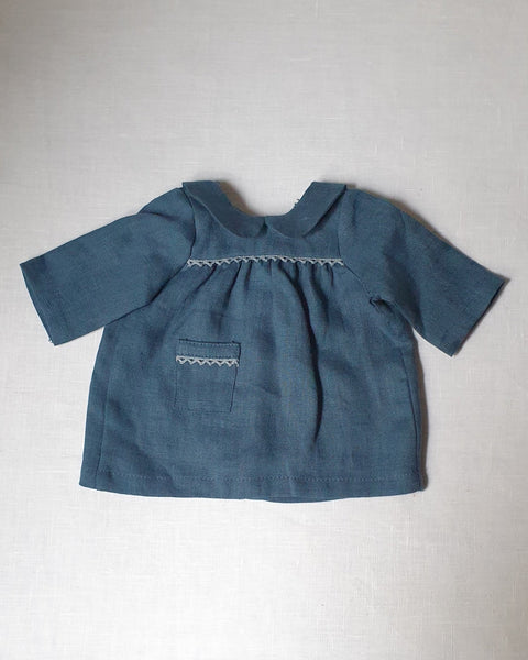 Pretty Wild Dolls Dress Bella - Peacock Linen