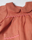 Pretty Wild Dolls Dress Bella - Coral Linen