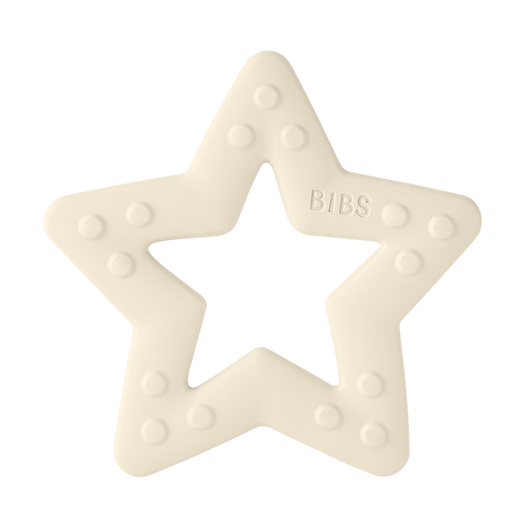 BIBS Baby Bitie Teether Star - Ivory