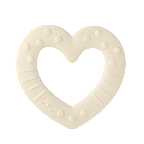 BIBS Baby Bitie Teether Heart - Ivory