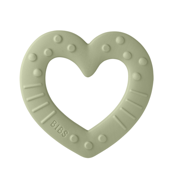 BIBS Baby Bitie Teether Heart - Sage