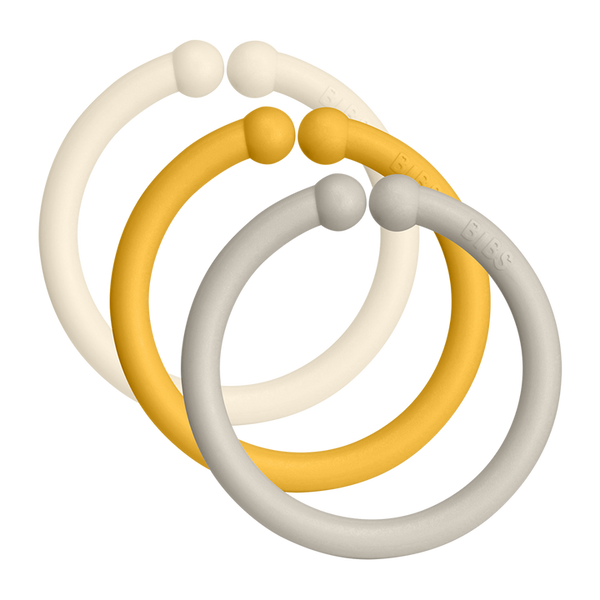 BIBS Loops - Ivory/Honey Bee/Sand