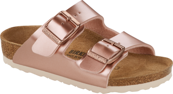 Birkenstock Arizona Kids Metallic Copper NARROW