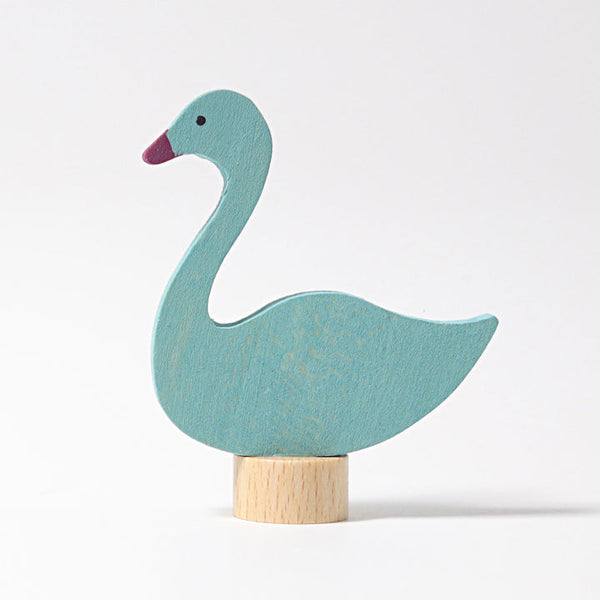 Grimm's Swan Wooden Decoration