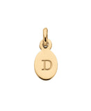 Kirstin Ash Gold Vermeil Oval Letter