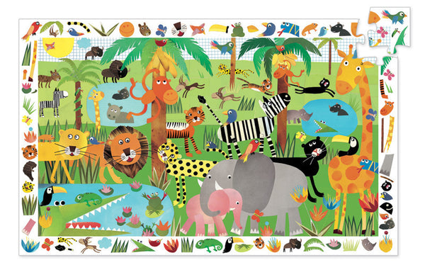 Djeco Jungle 35pc Observation Puzzle