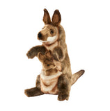 Hansa Kangaroo and Joey Hand Puppet 29cm