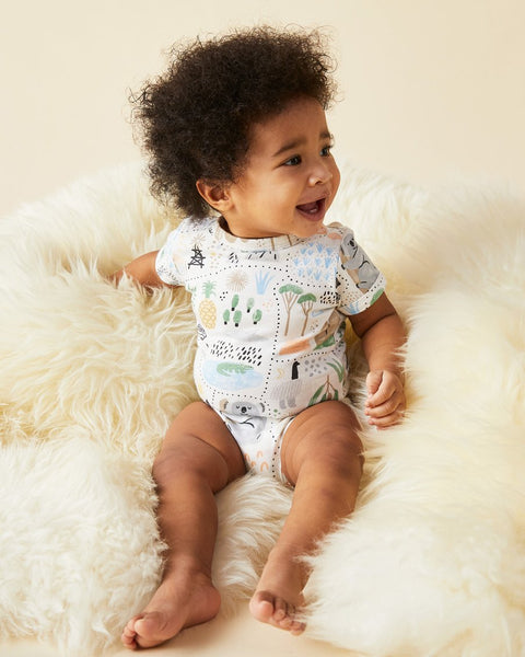 Halcyon Nights Short Sleeve Bodysuit Big Adventures