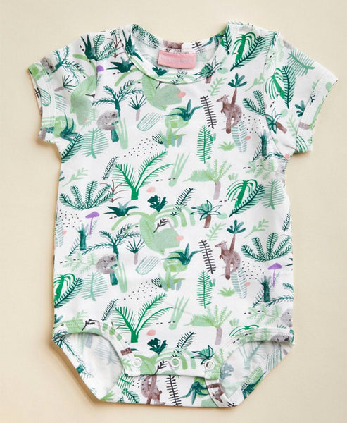 Halcyon Nights Short Sleeve Bodysuit Fern Gully