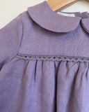 Pretty Wild Kids Bella Long Sleeve Dress - Lavender Linen