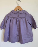 Pretty Wild Kids Bella Long Sleeve Dress - Lavender Linen