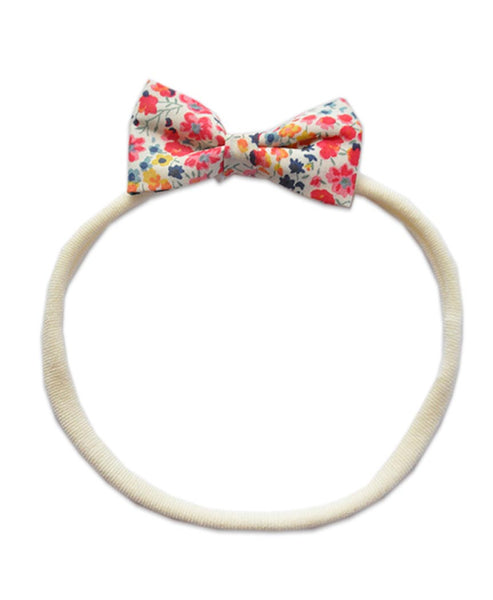 Pretty Wild Minnie Baby Bow Elastic Headband Phoebe Flowers (red)