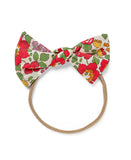 Pretty Wild Lucille Bow Elastic Headband Red Betsy