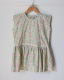 Pretty Wild Kids Maggie Panel Dress Daisy Lime