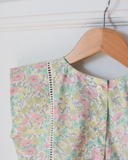 Pretty Wild Kids Maggie Panel Dress Daisy Lime