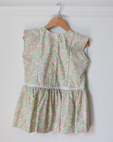 Pretty Wild Kids Maggie Panel Dress Daisy Lime