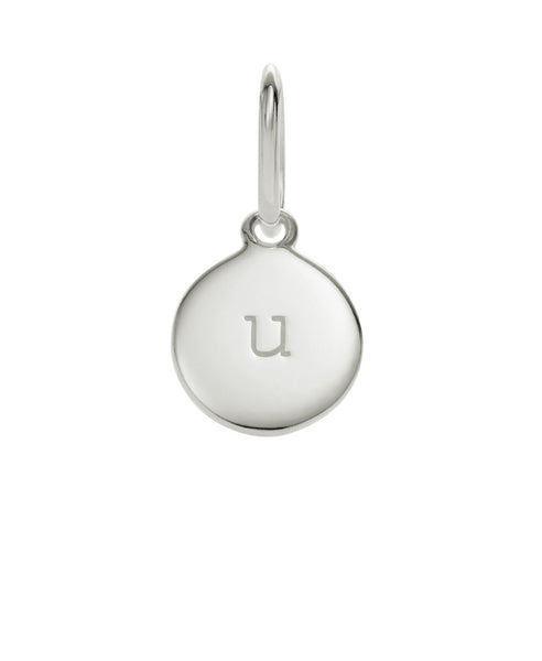 Little Kirstin Ash - Circle Letter Silver - U
