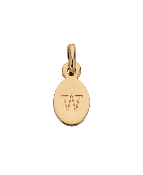 Kirstin Ash Gold Vermeil Oval Letter