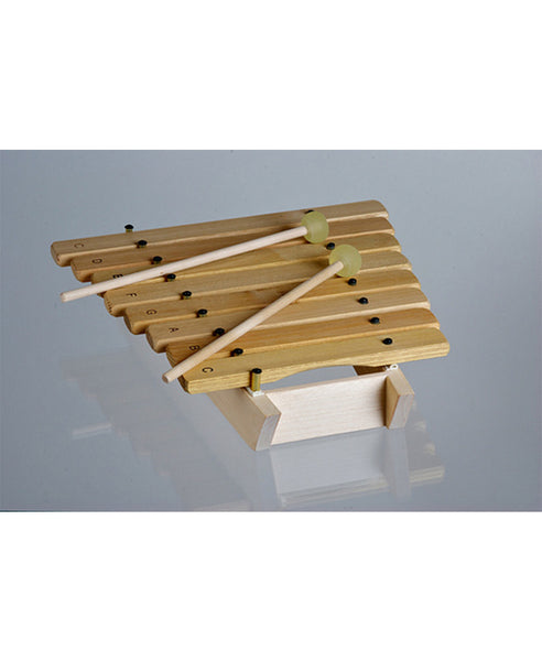 Auris Wooden Xylophone sml 7 tone Pentatonic d-e