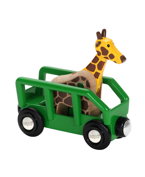Brio Safari Giraffe and Wagon