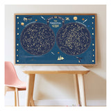 Poppik Discovery Stickers - Skymap Glow in the Dark