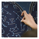 Poppik Discovery Stickers - Skymap Glow in the Dark