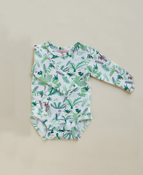 Halcyon NIghts Long Sleeve Bodysuit Fern Gully
