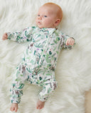 Halcyon Nights Long Sleeve Zip Suit Fern Gully