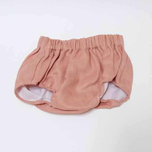 Pretty Wild Kids Bailey Bloomer Blush Linen