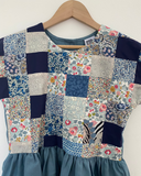 Pretty Wild Kids Maggie Patch Dress Lake Linen