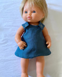 Pretty Wild Irene 2 Piece Liberty Dolls Clothes Peacock Linen