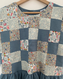 Pretty Wild Kids Maggie Patch Dress Lake Linen