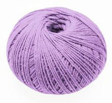 Knitted by Nana Top Knot Beanie - Lavender