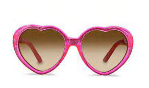 Milk x Soda Linda Heart Shaped Sunglasses Pink