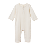 Nature Baby Pointelle Henley Pyjama Natural