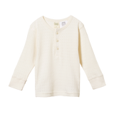 Nature Baby 2pc L/S Pointelle Pyjama Natural