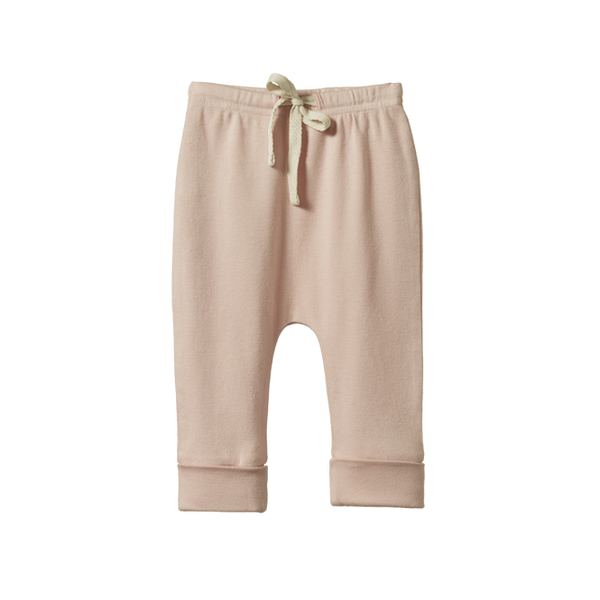 Nature Baby Drawstring Pants Rose Dust