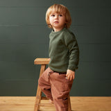 Nature Baby Merino Knit Pullover Thyme