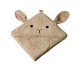 Nature Baby Bunny Hooded Towel Nougat