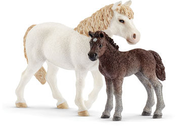 Schleich Pony Mare and Foal