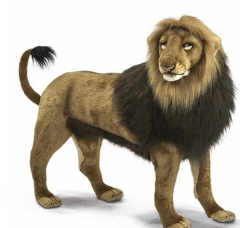 Hansa Standing Lion Plush 120cm - PICK UP ONLY