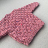 Knitted by Nana Luke Cardigan - Rustic Tweed Rose