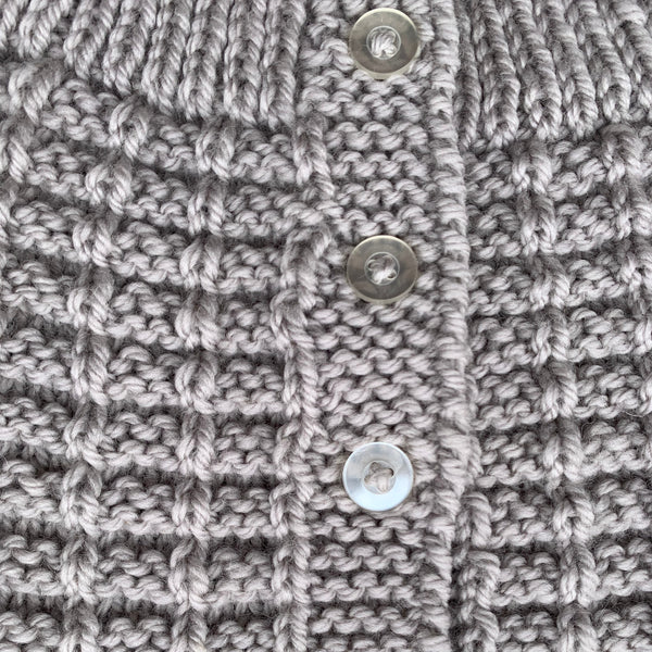 Knitted by Nana Timmy Cardigan Champagne