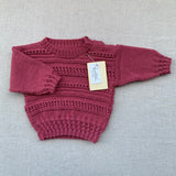 Knitted by Nana Harley Jumper - Turkish Rose